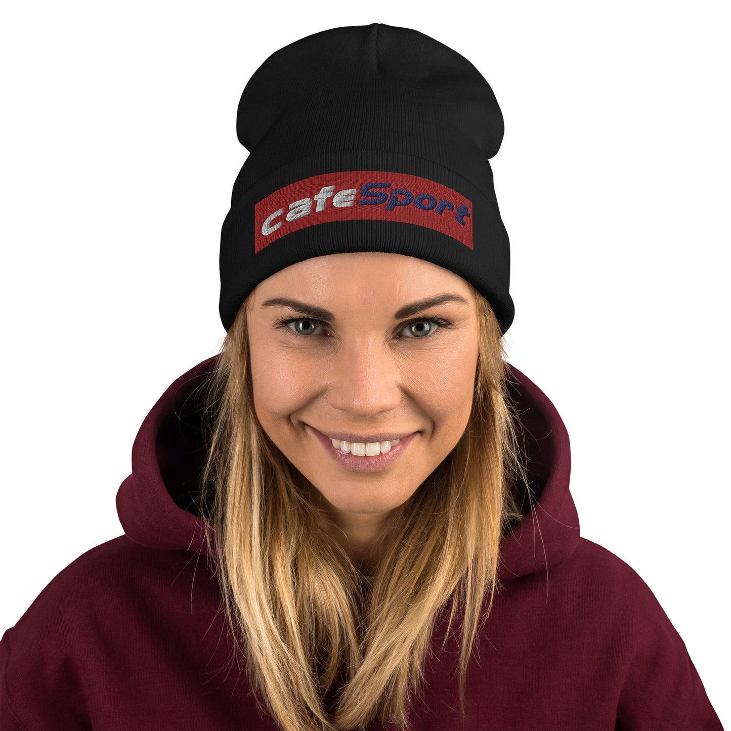 Cafe Sport Bestickte Beanie