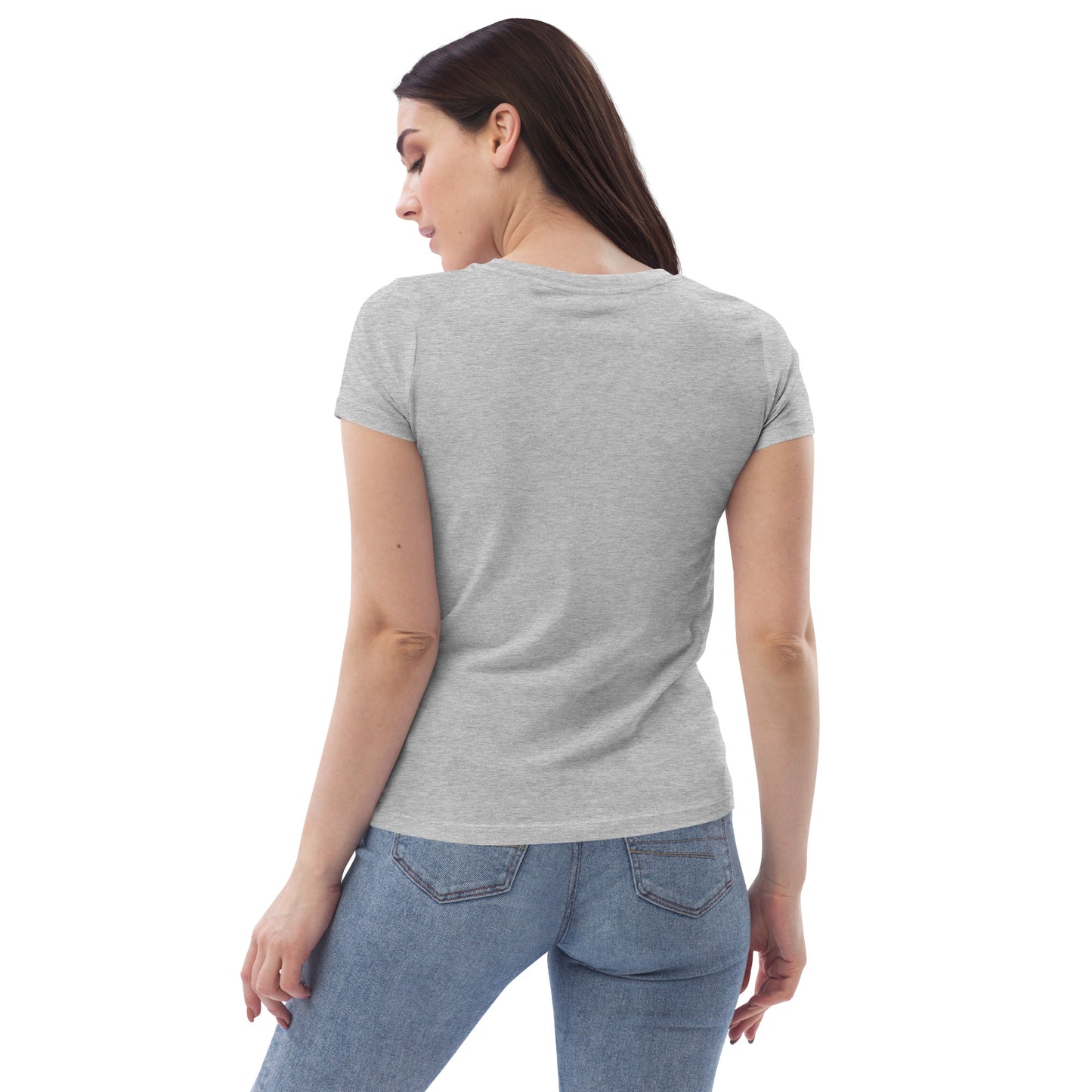 Enganliegendes Öko-T-Shirt für Damen