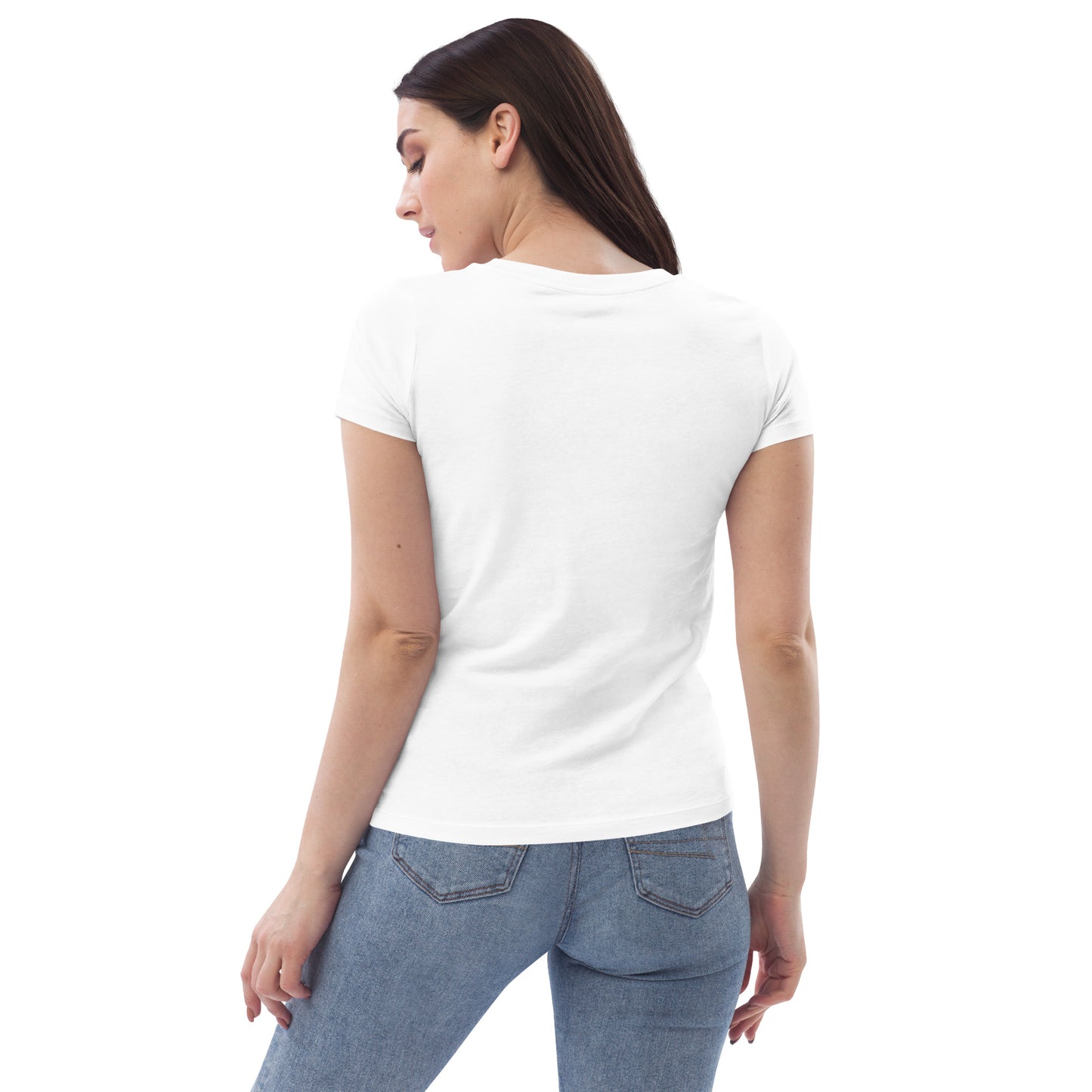 Enganliegendes Öko-T-Shirt für Damen